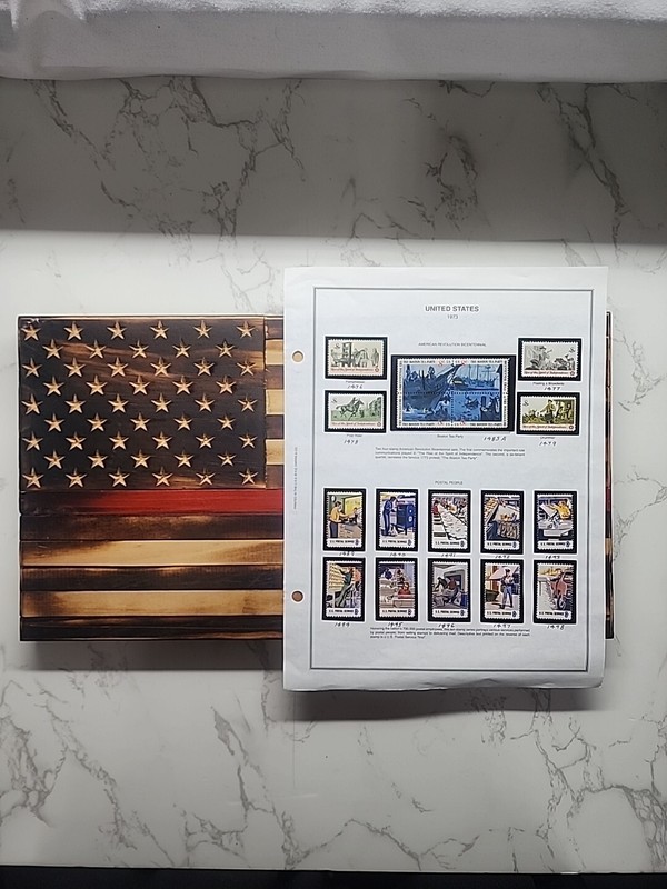 1973 UNITED STATES STAMPS American Revolution Bicentennial Postal  (CPAUC50)