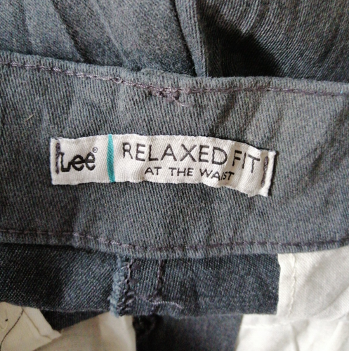 Lee Womens Jeans Size 16-18L Grey Comfort Waist Straight Leg Trousers Easy Care - Picture 10 of 16