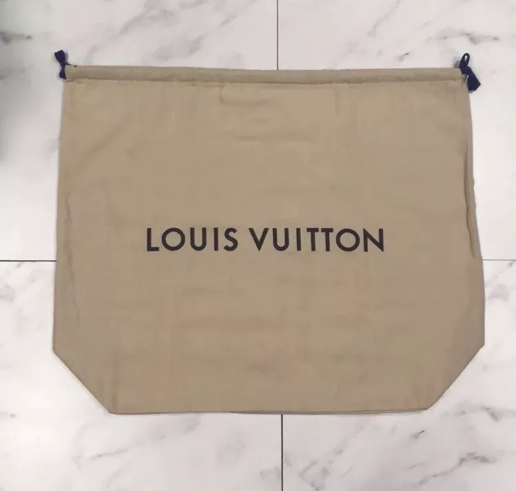 BRAND NEW Authentic Louis Vuitton XL Handbag Drawstring Dust Bag 24” x 20”  x 7”