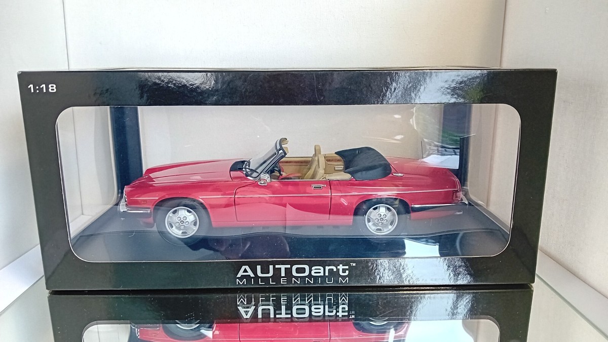値下げ】Jaguar SS1 ミニカー 赤色 箱付き 値下げ】Jaguar SS1