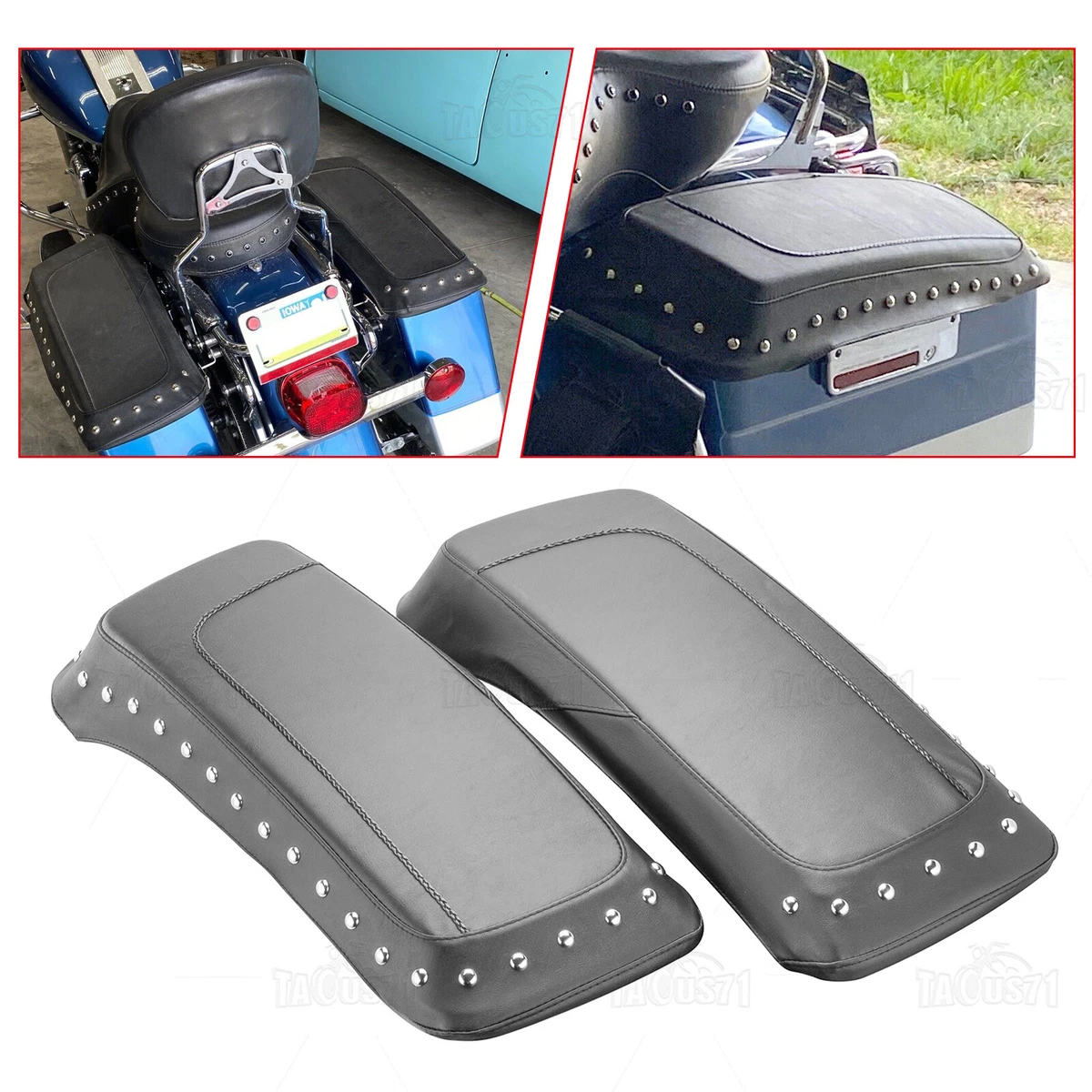 Harley leather shop saddlebag covers