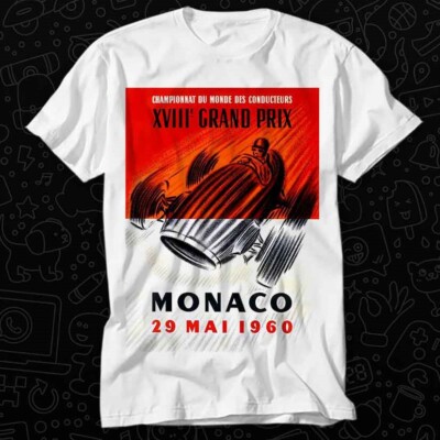1960 Monaco Grand Prix Automobil Rennsport T-Shirt 523
