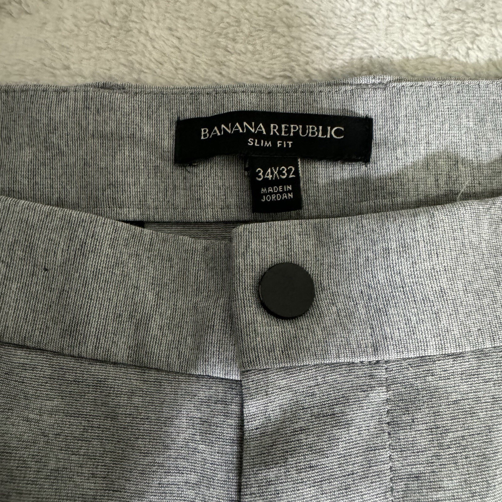 Banana Republic Performance Tech Chino Pants Mens Slim Fit Beige 32 x 29 Stretch