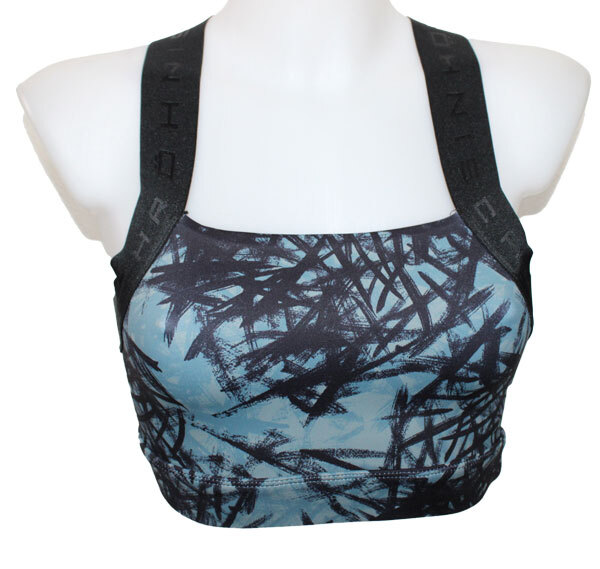 X) 110063 Sport Bh Sports Bra RÖHnisch Kay Printed Sketch Mist Gr. Xs 34 Neu-image