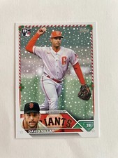 2023 TOPPS HOLIDAY BASEBALL RC DAVID VILLAR H161 SAN FRANCISCO GIANTS
