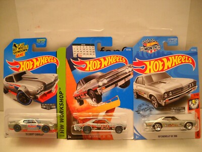 Hot Wheels 2016 Leap Year '67 Chevy Chevelle SS 396 Zamac Summit Racing '70 Lot