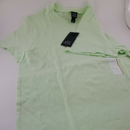 Wild Fable Women's Crew Neck Short Sleeve T-Shirt - Lt Green Size Small - Picture 2 of 4