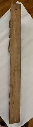 1700 - 1800 LARGO NOBLE GÓTICO Y FOLLAJE TALLADO MADERA, ARQUITECTÓNICO - Imagen 7 de 7