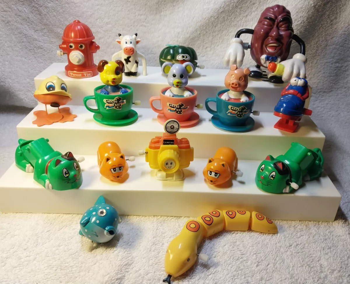 Big Lot of Vintage Wind up Toys Lot of 16 Vintage FOR PARTS OR REPAIR