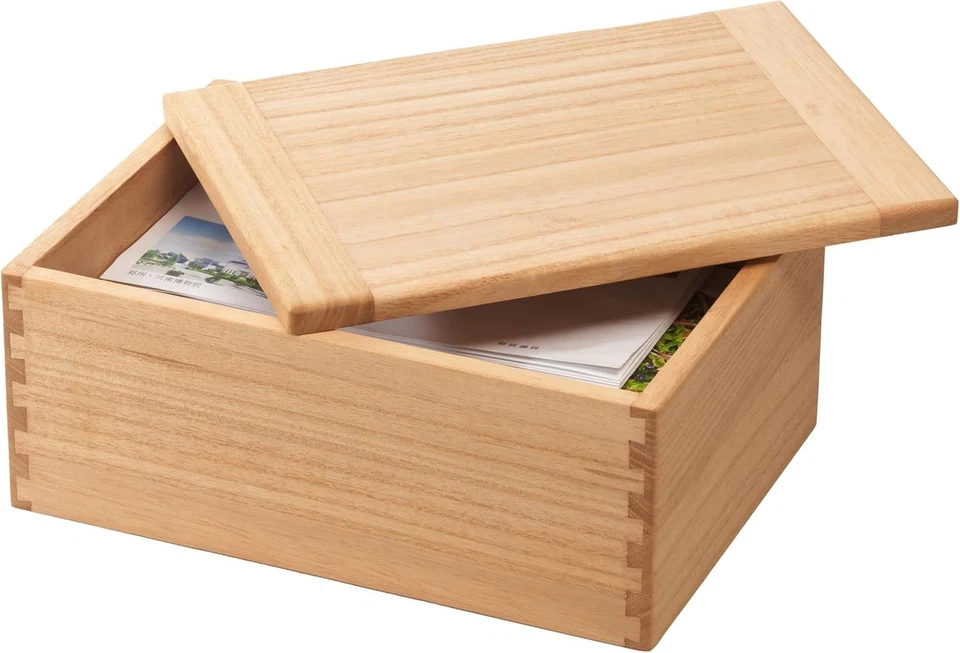 Lightweight Decorative Wooden Stash Box - Perfect for Home Office Organization - Image 3 of 4