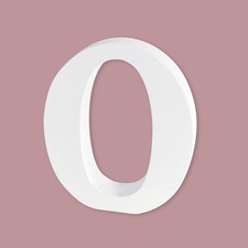 8 Inch Unfinished Wooden Letters, White Wood Letters for DIY Crafts, Standing Le