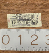 The BEATLES Concert Beatles Sticker Beatles Decal Beatles Concert Stub Decal