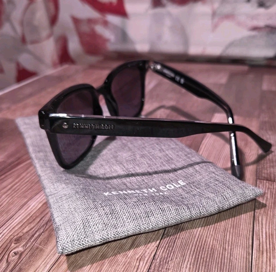 Gafas de sol Kenneth Cole New York KC00039-01A-51 talla 51 mm 145 mm 20 mm negras para hombre Foto 2 de 4