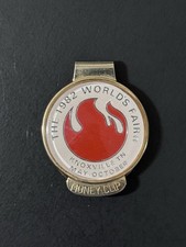 Vintage 1982 Worlds Fair Knoxvile Tennessee Gold Time Money Clip