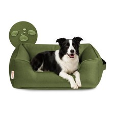 Waterproof Outdoor Dog Bed for Medium Small Dogs, Oxford Pet Bed Tough with S...