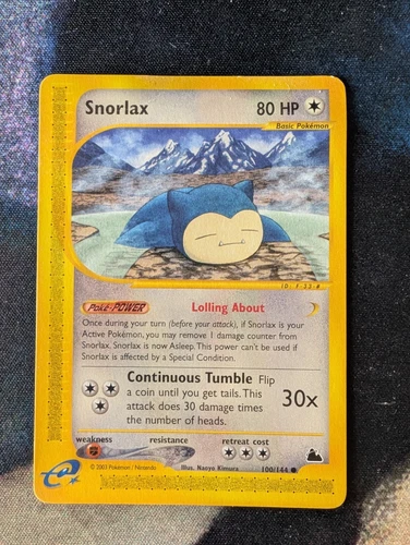 Pokemon Snorlax 100/144 Skyridge - HP