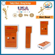 HDMI Cable Tester 9 LED Indicators Portable with Case, Battery Powered