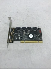 Syba SY-PCI40010 4 Port SATA II PCI RAID Card UNTESTED For Parts AS IS - DW