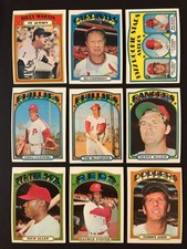 1972 Topps Baseball - #s 1 - 264 - You U Pick