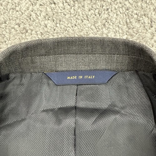 Brooks Brothers Loro Piana Blazer Herren 45R Grau Fischgrät Wolle 1818 Regent - Bild 8 von 13