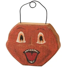 Jack Face | Wood Ornament or Sign | Halloween | Primitives by Kathy