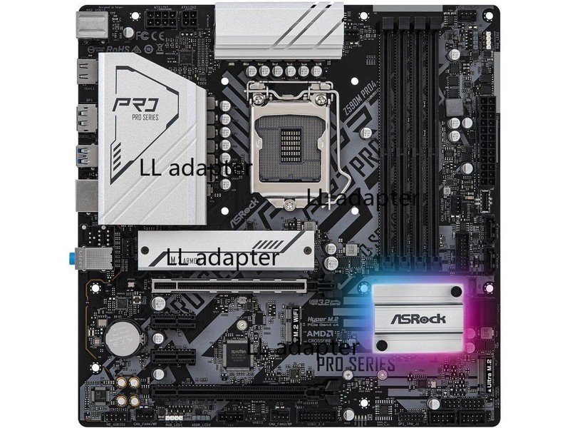 ASRock Z590M PRO4 LGA 1200 Intel Z590 SATA 6Gb/s Micro ATX Intel Motherboard