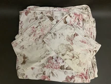 Country Curtains Floral Rose FULL/QUEEN Duvet & 2 Pillow Shams 86" X 90"