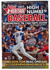 2017 Topps Heritage High Number Baseball Blaster Box