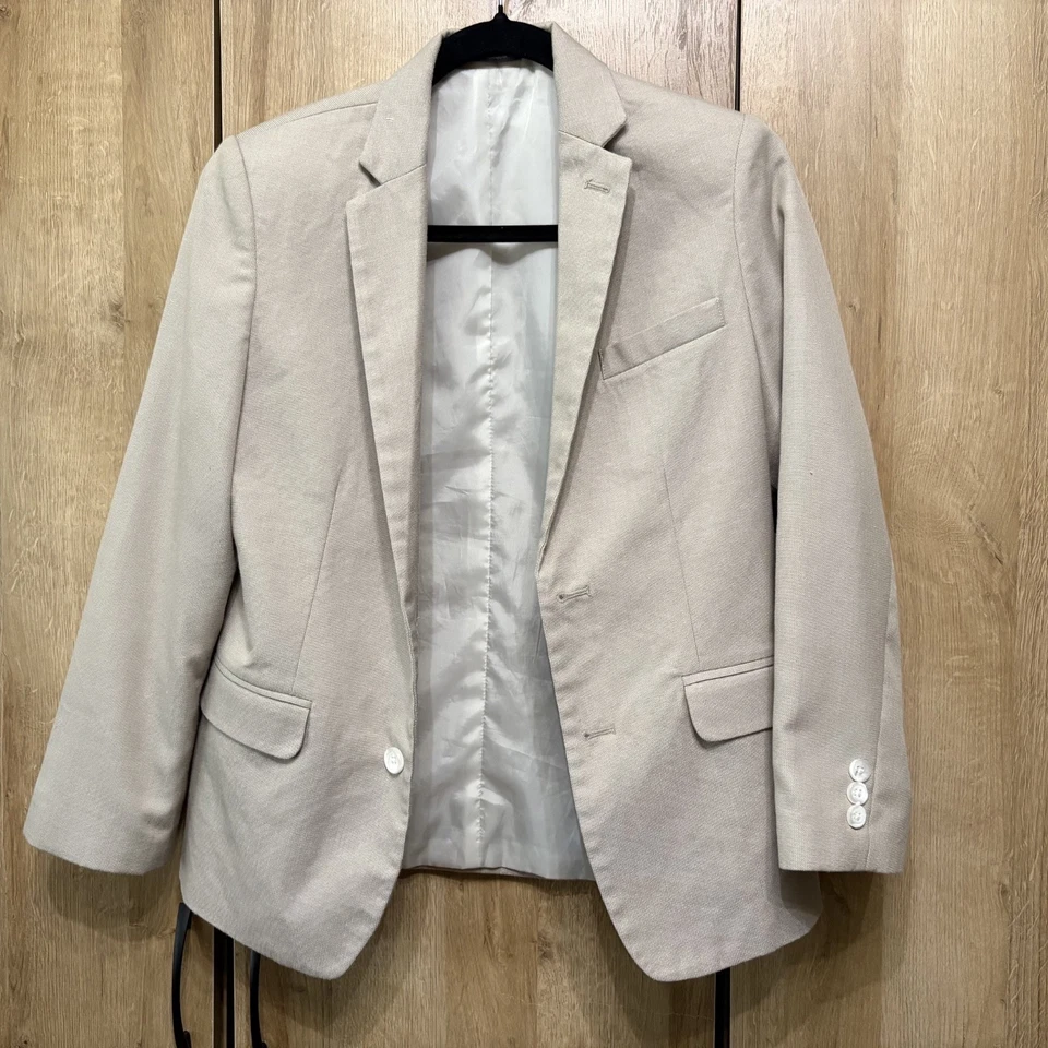 Для мальчиков желтовато-коричневый блейзер спортивное пальто размер 14 - Изображение 2 из 4