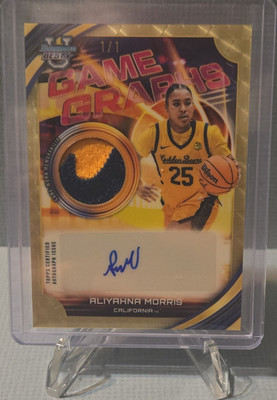 Topps 2025-26 Bowman Univ Best Basketball  Patch Auto Aliyahna Morris 1/1
