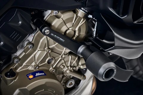 Evotech Performance Crash Bobbins To Suit Ducati Multistrada V4 Pikes Peak (2022 - Bild 1 von 6