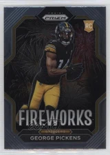 2022 Panini Prizm Fireworks George Pickens #F-22 Rookie RC