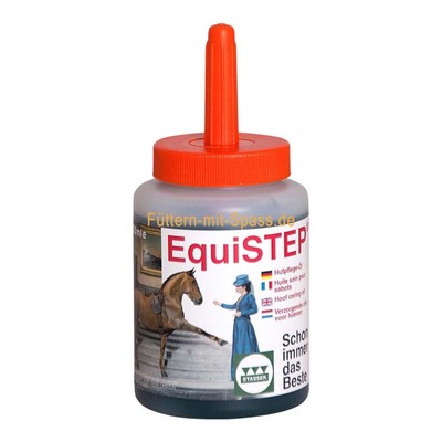 (49,89 /1l) Stassek Equistep Huföl 450ml Flasche mit Pinsel Huf-Öl Hufpflege Lor