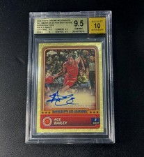 Ace Bailey 2024 Topps Chrome Mcdonald’s All American Superfractor 1/1 Auto