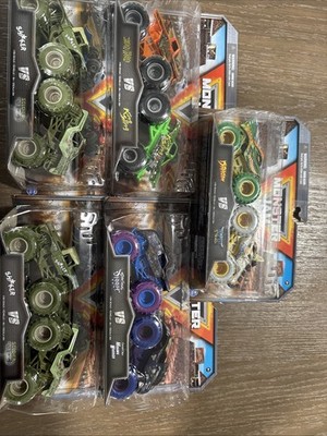 Monster Jam 1:64 Scale Trucks Pack of 5  New
