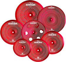 7-Piece Low-Volume Cymbal Set  Splash, Hi-Hats, Crash, Trash Crash, China, Ride