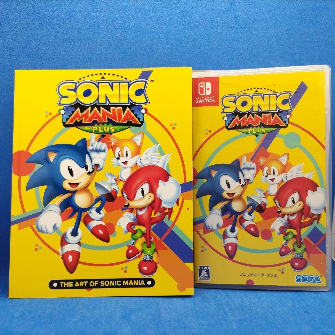 Nintendo Switch Sonic Mania Plus w/Soundtrack CD Art Book Japan