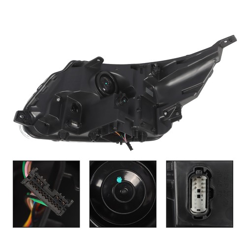 For 2016-18 Ford Explorer Sport w/ Black Bezel LED Headlight Headlamp Passenger - Picture 3 of 10