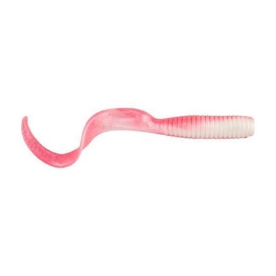 Berkley Gulp! Saltwater Fishing Grub Soft Bait 6'' Pink Shine 4 Count Wide Tail