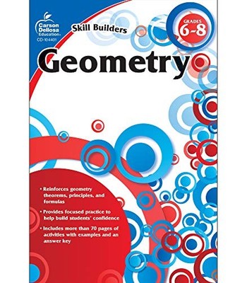 Geometry, Grades 6 - 8 (Skill Builders) - Paperback - GOOD