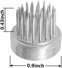 12Pcs Flower Frog 23Mm/0.9Inch Mini Floral Frog Japanese Ikebana Kenzan Table Nu