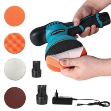 LUCIDATRICE AUTO ORBITALE,KIT PROFESSIONALE CON 2 BATTERIE 8 VELOCITA REGOLABILE