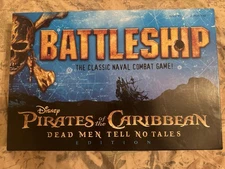 Battleship Pirates Of The Caribbean Dead Men Tell No Tales Game, Used, No Manual