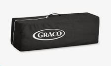 Graco Pack 'n Play Play Yard Black/Gray Portable Foldable w/ Wheels Carry Bag