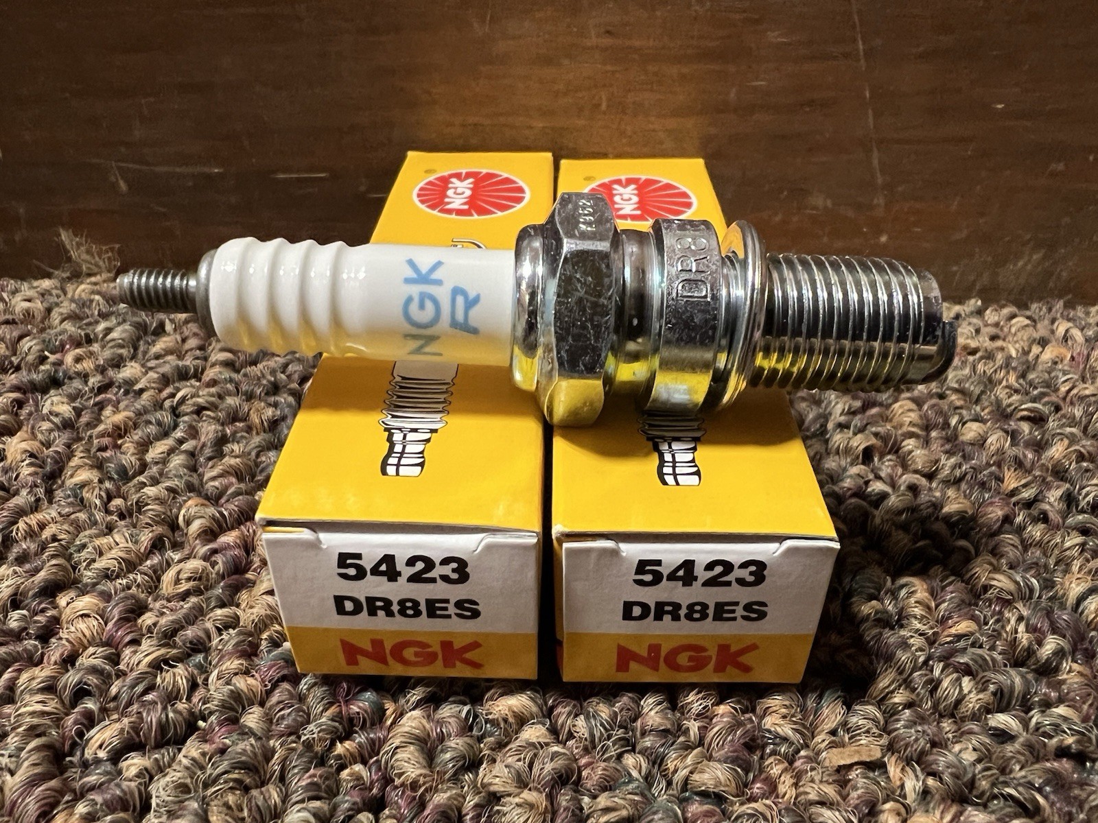 New 2 Pack Genuine NGK-R  5423 Spark Plug DR8ES