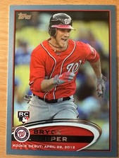 2012 Topps Bryce Harper Rookie RC #US299 US183 661 Base Blue Border Gold Sparkle