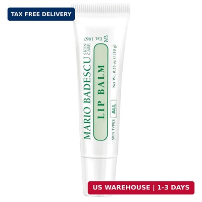 Mario Badescu Moisturizing Lip Balm for Dry Cracked Lips, Infused with Coconut O