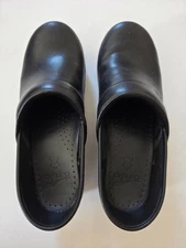 Dansko Black Professional Cabrio Shoes Clogs Women's Size 39 GUC