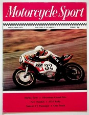 Motorcycle Sport Magazine September 1976 #9 Silverstone GP Honda Rally Ravenhill