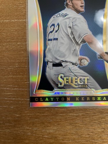 Panini Select Clayton Kershaw #85 2013 plateado Prizm SP primer año seleccionado MLB - Imagen 5 de 11